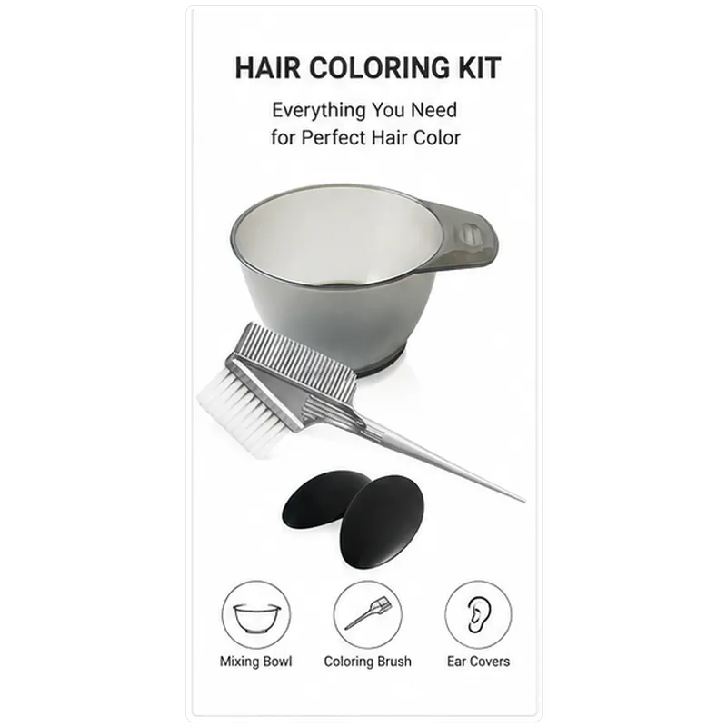 Professional 3-Piece Hair Dye Tool Kit