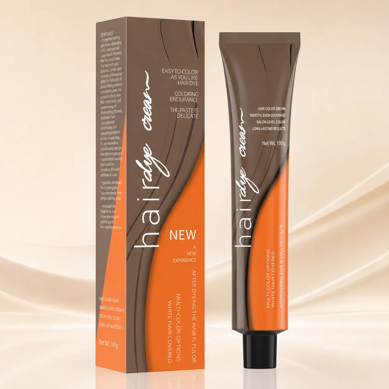 professional saloon use hair color cream 100ml