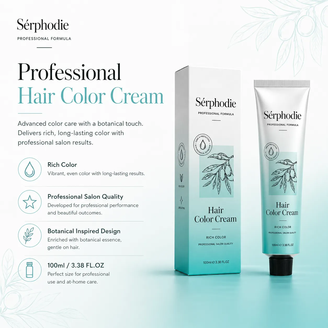 Serphodie Botanical-inspired Hair Color Cream