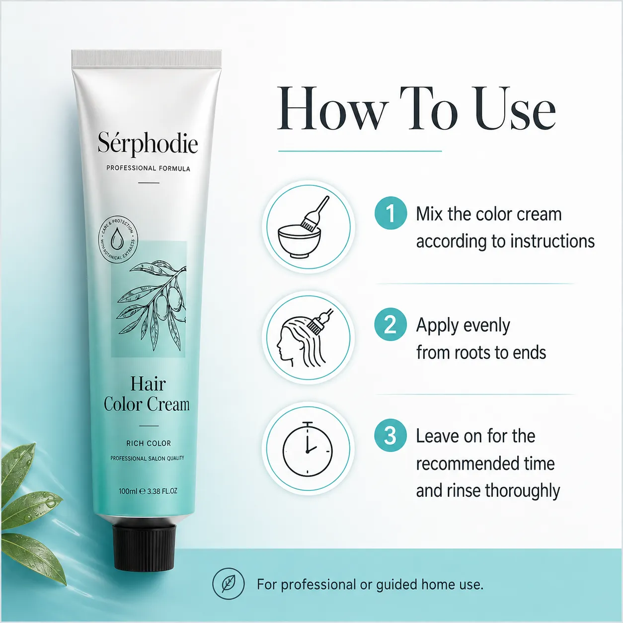 Serphodie Botanical-inspired Hair Color Cream