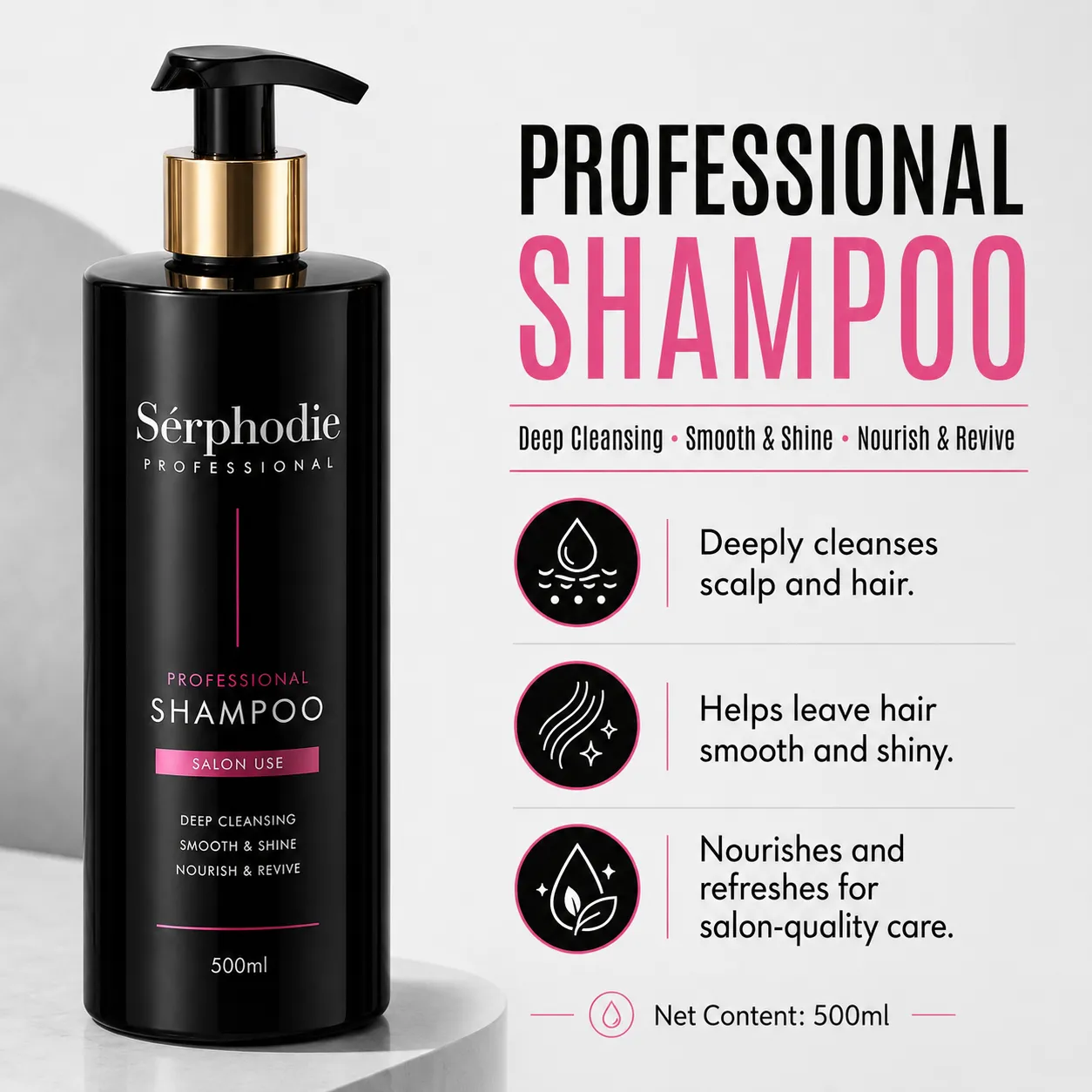Serphodie Professional Salon Shampoo