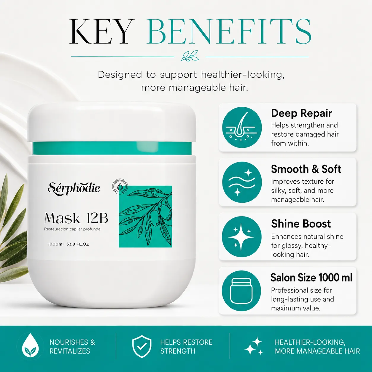 Serphodie Deep Restoration Hair Mask