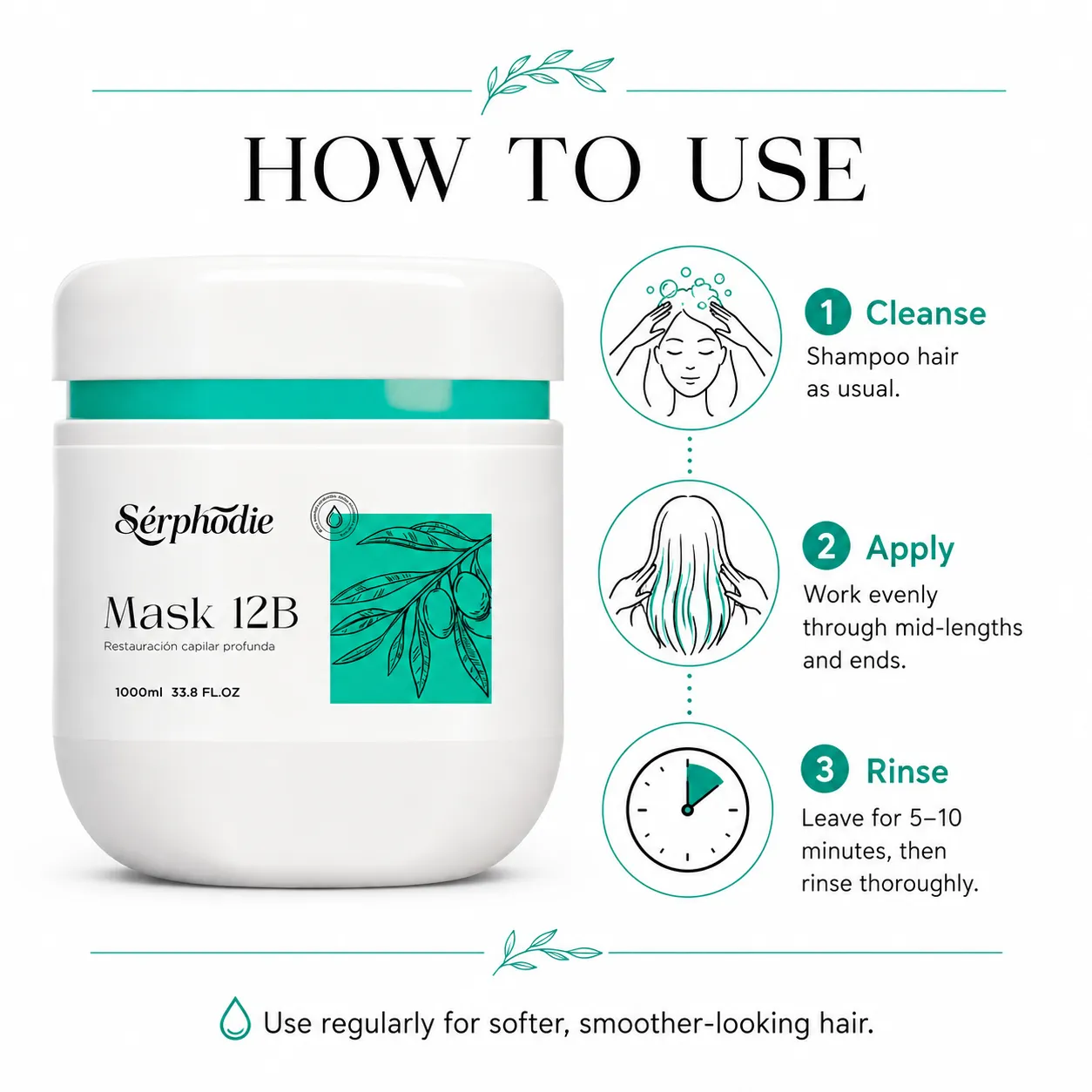 Serphodie Deep Restoration Hair Mask