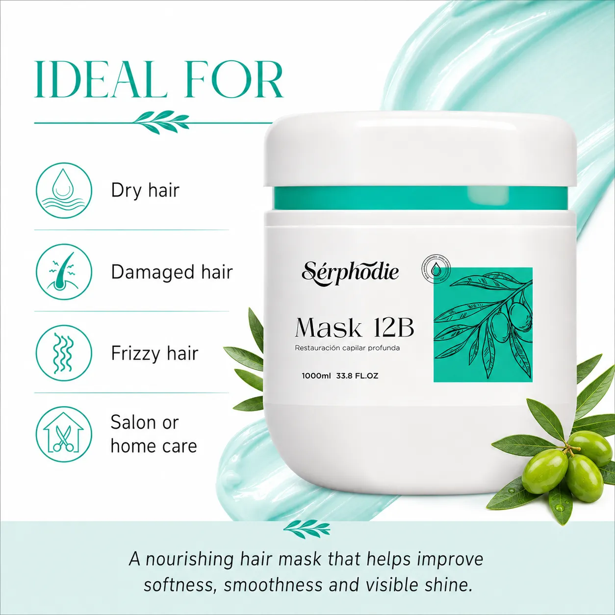 Serphodie Deep Restoration Hair Mask