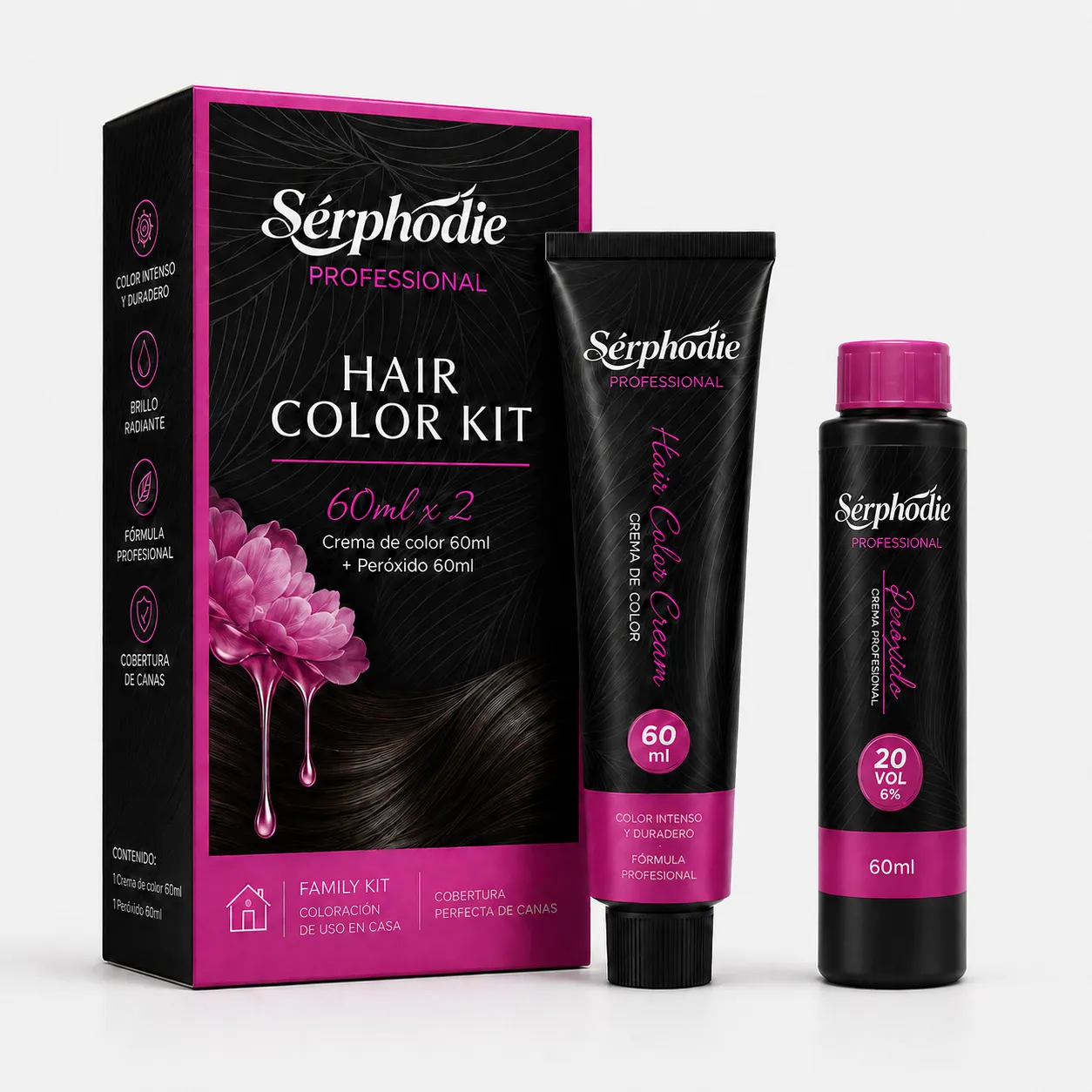 Serphodie Family Hair Color Kit