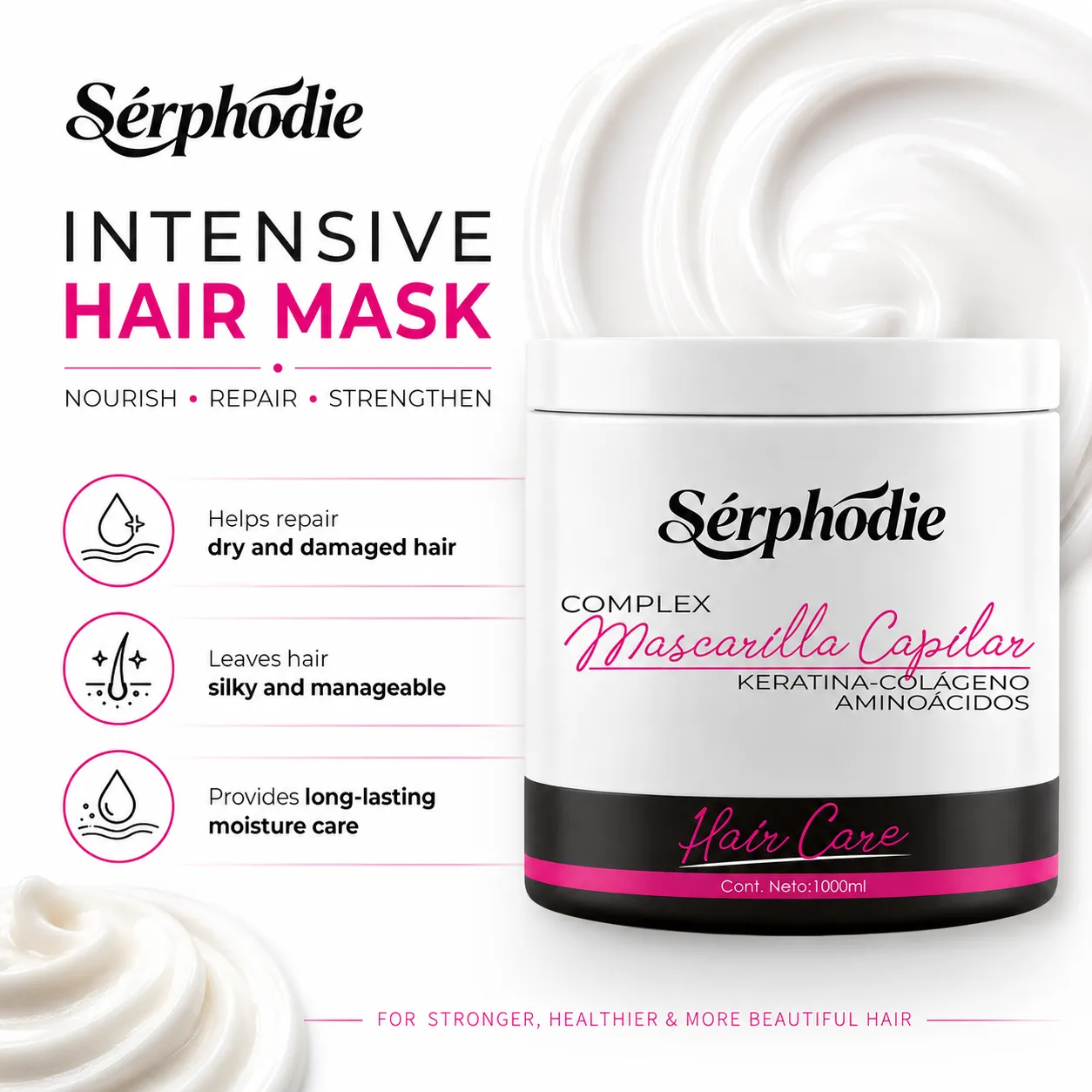 Serphodie Keratin Collagen Amino Acid Hair Mask