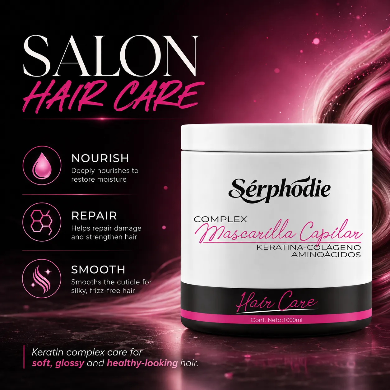Serphodie Keratin Collagen Amino Acid Hair Mask