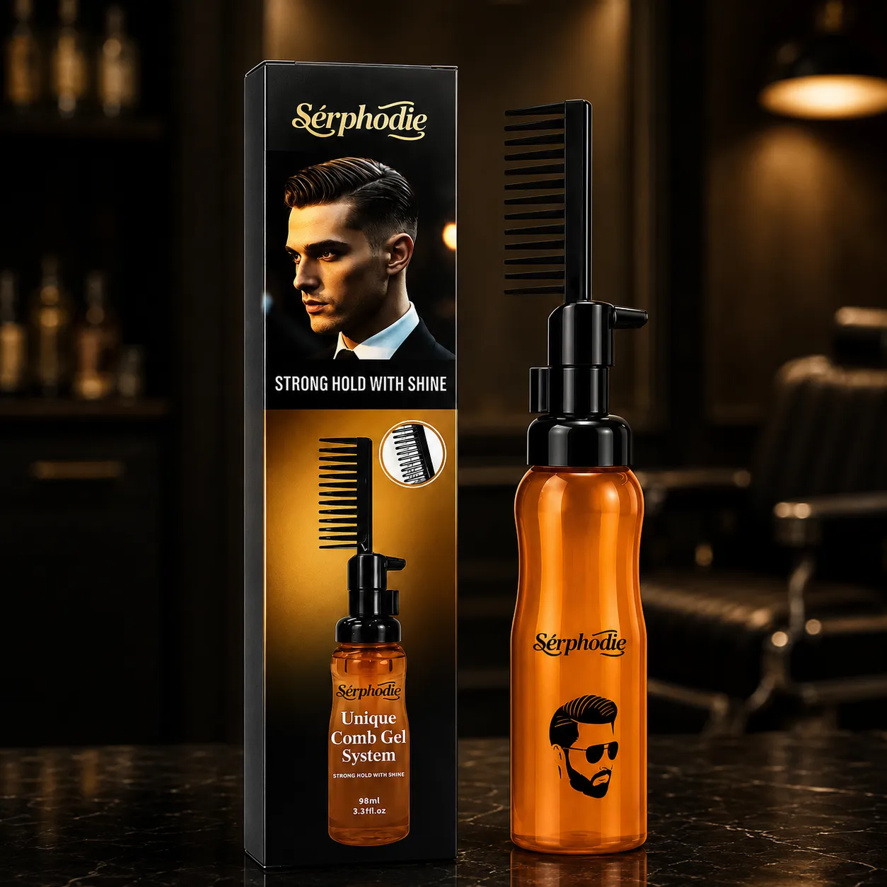 Serphodie Men’s Unique Comb Gel System