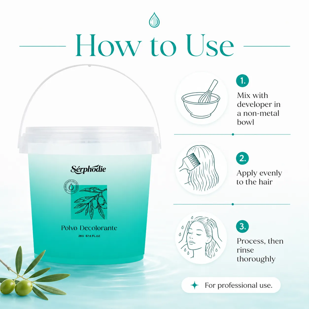 Serphodie Professional Bleaching Powder
