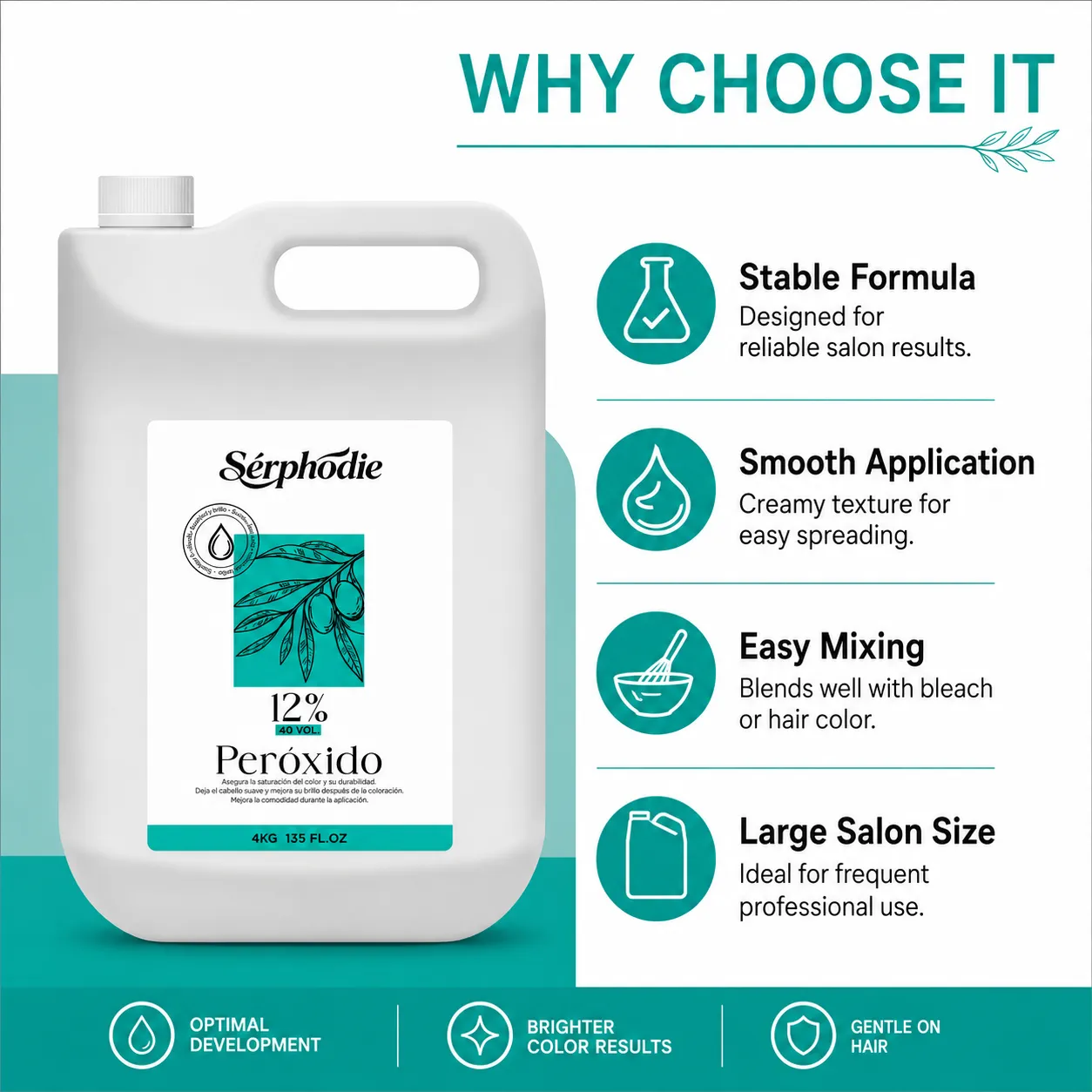 Serphodie Professional Cream Developer