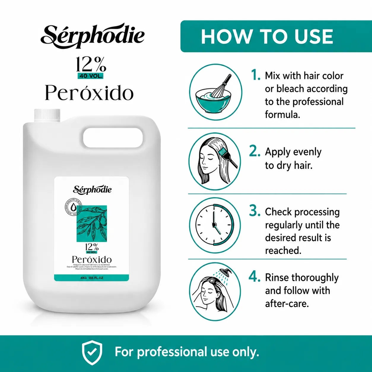Serphodie Professional Cream Developer