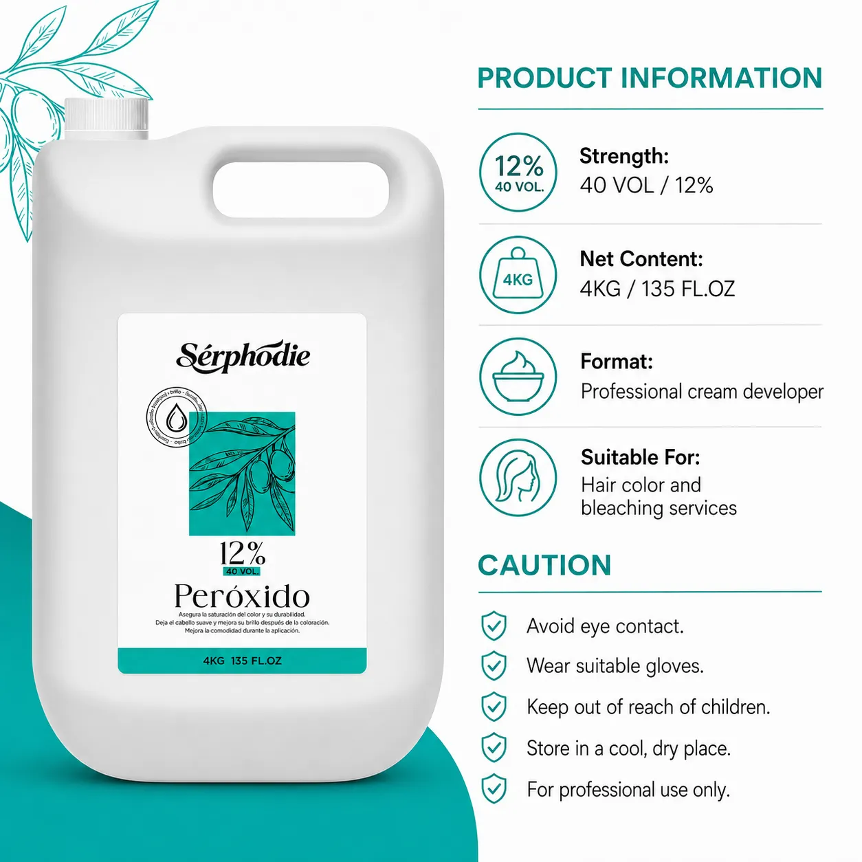 Serphodie Professional Cream Developer