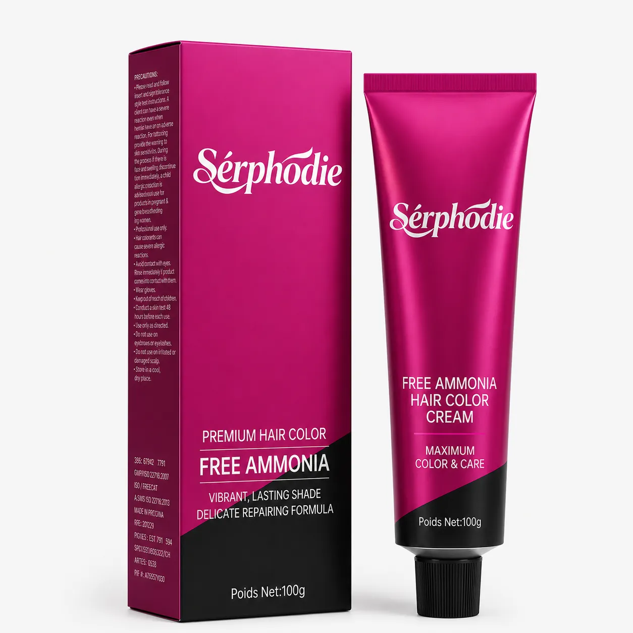 Serphodie Professional Free Ammonia Hair Color Cream