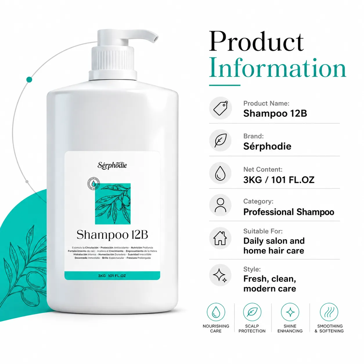 Serphodie Professional Shampoo