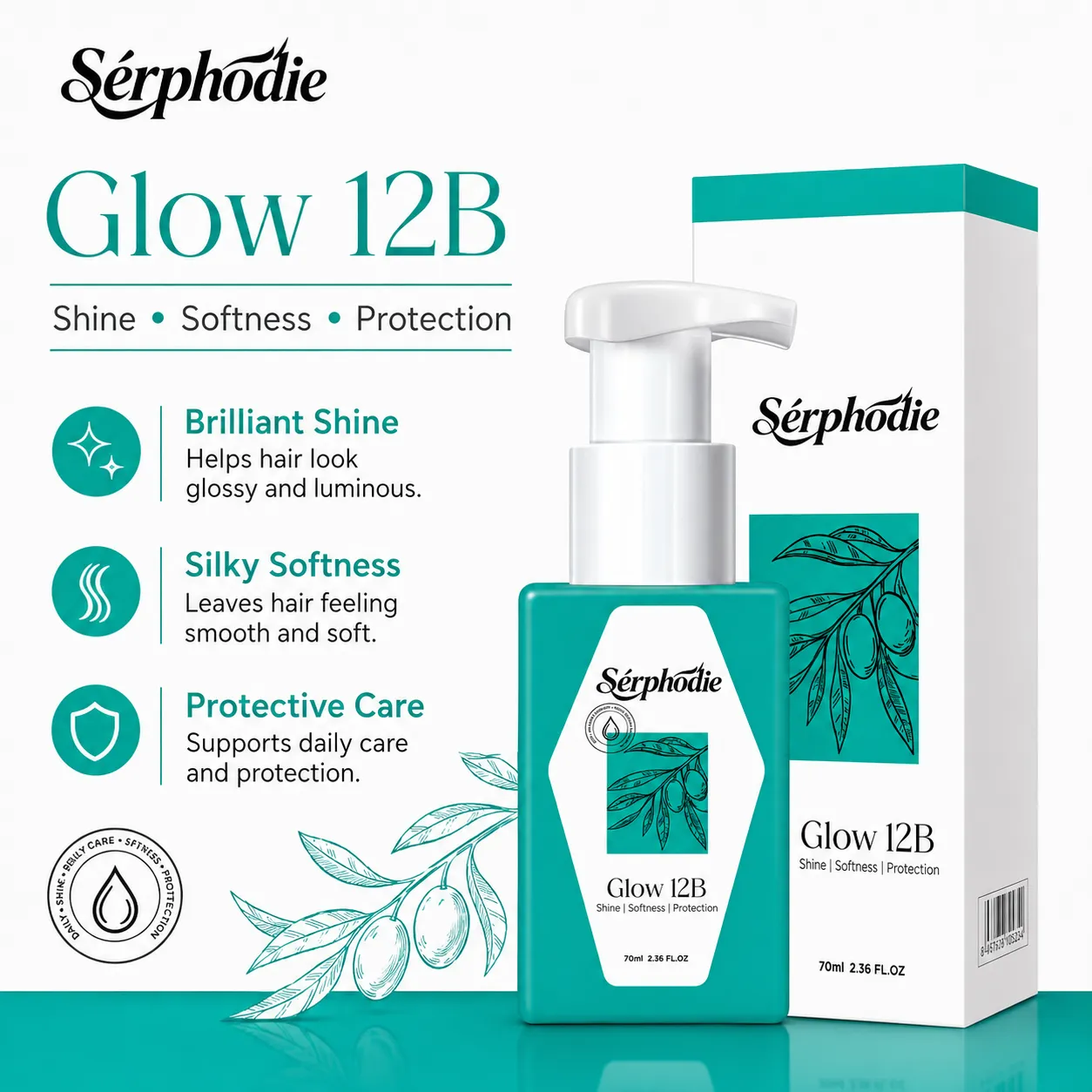 Serphodie Shine & Softness Hair Care Essence