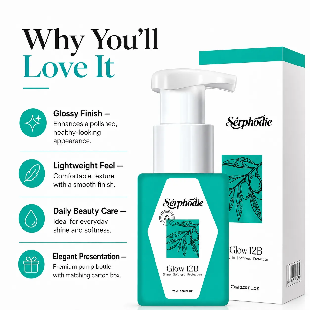 Serphodie Shine & Softness Hair Care Essence