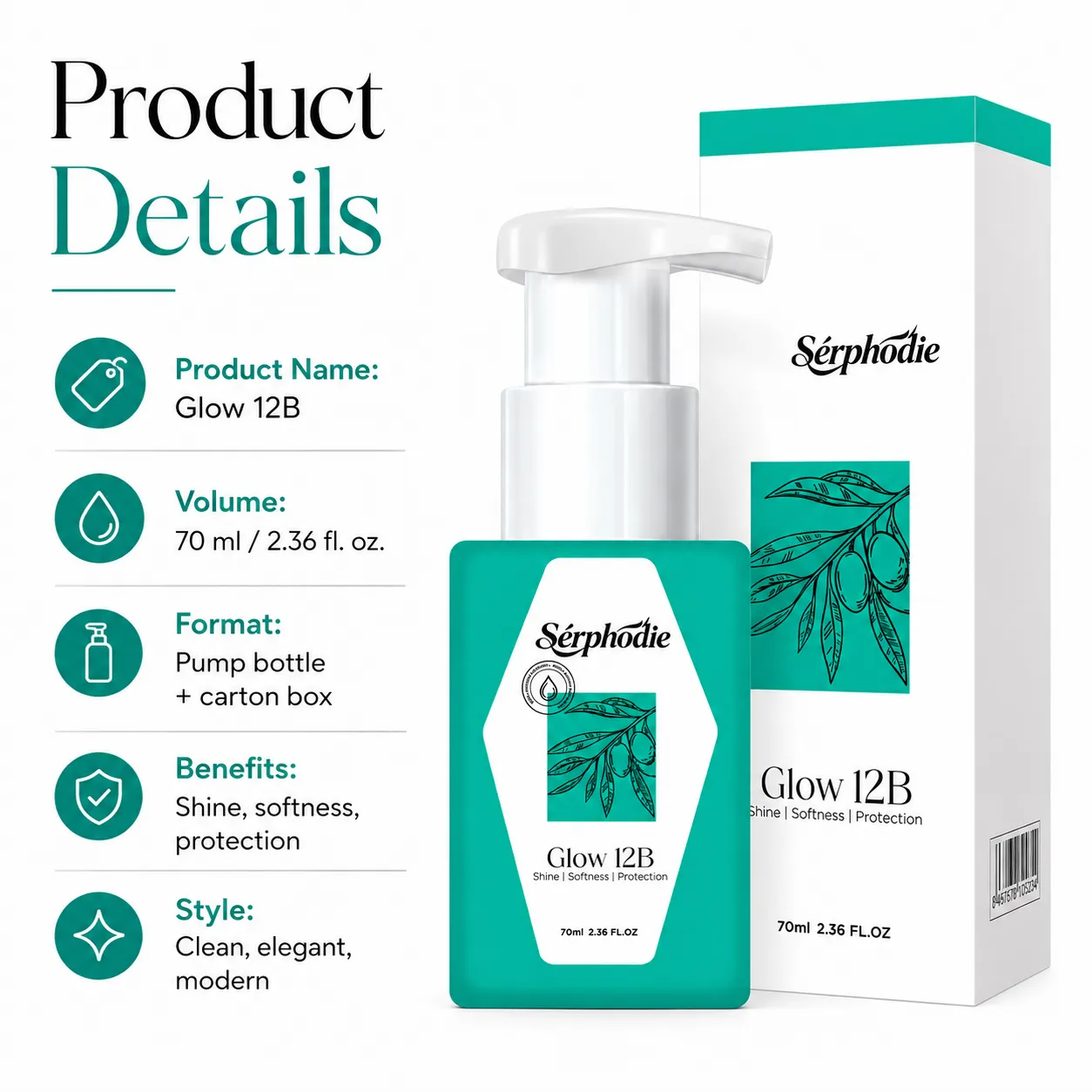 Serphodie Shine & Softness Hair Care Essence