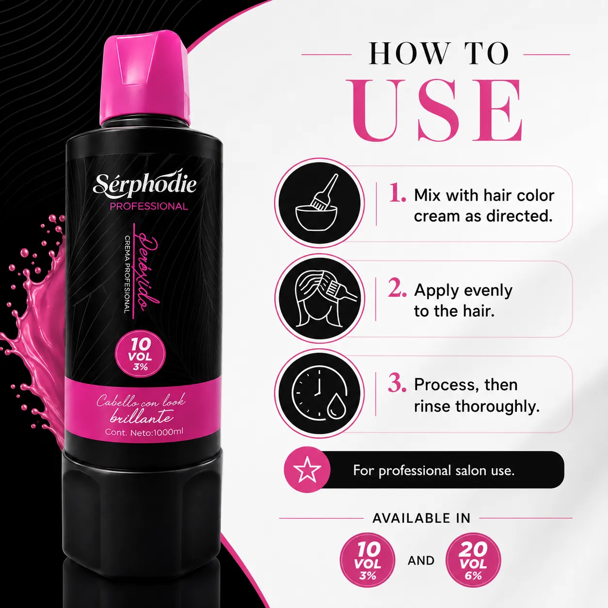 Serphodie Professional Cream Developer