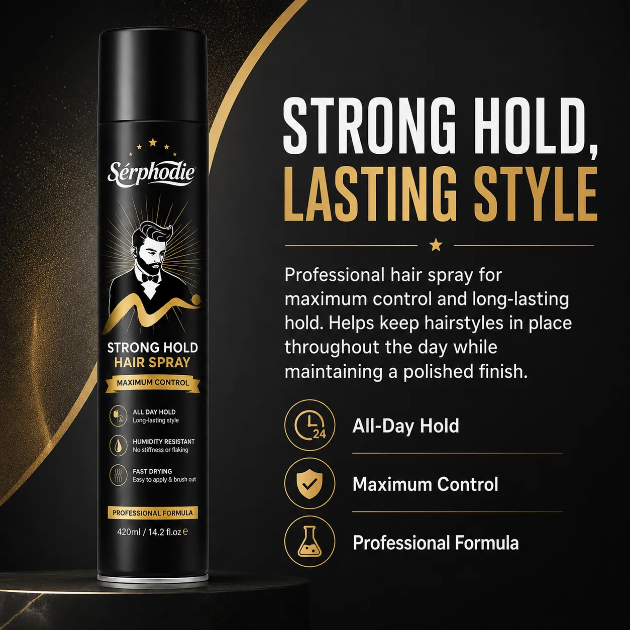 Serphodie Strong Hold Hair Spray
