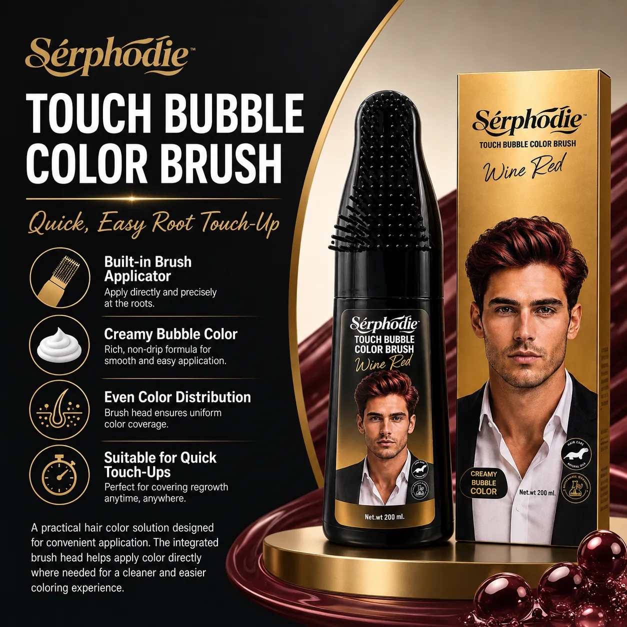 Serphodie Touch Bubble Color Brush